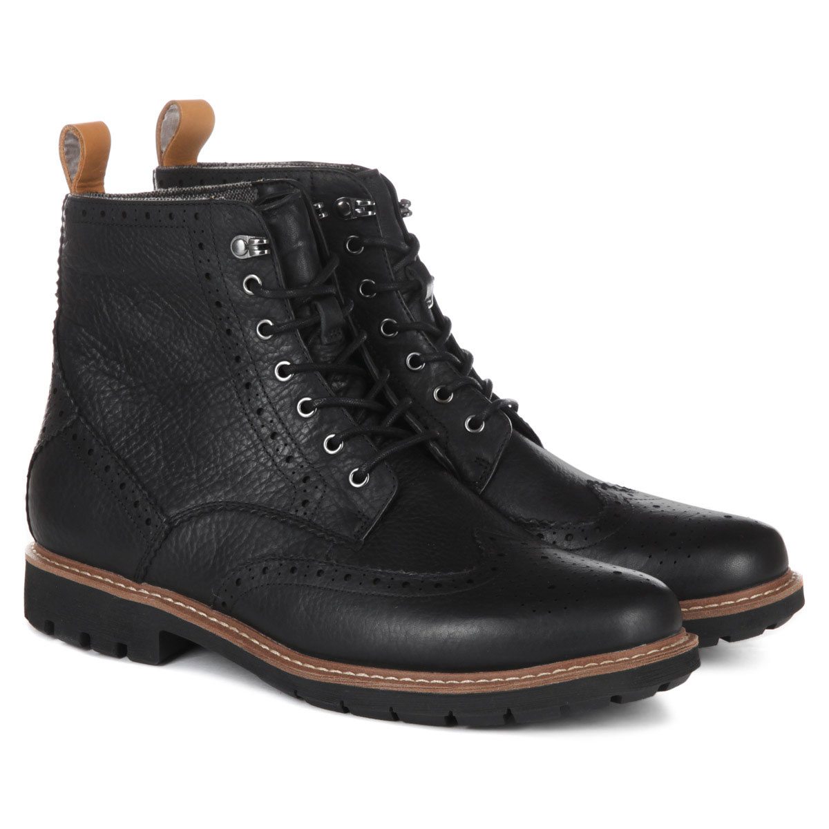 фото Ботинки мужские clarks batcombe lord черные 45 eu