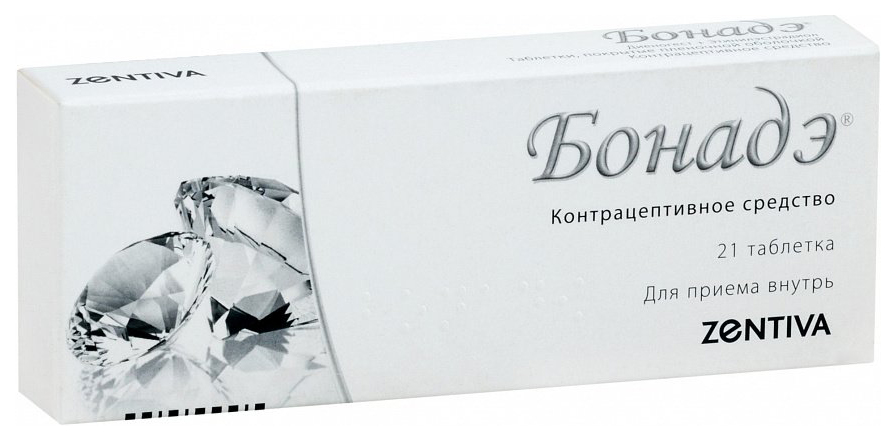 фото Бонадэ таблетки, покрытые пленочной оболочкой №21 zentiva