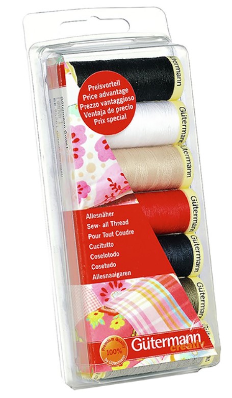 фото Набор швейных нитей "sew-all", 100 м, 7 катушек guetermann