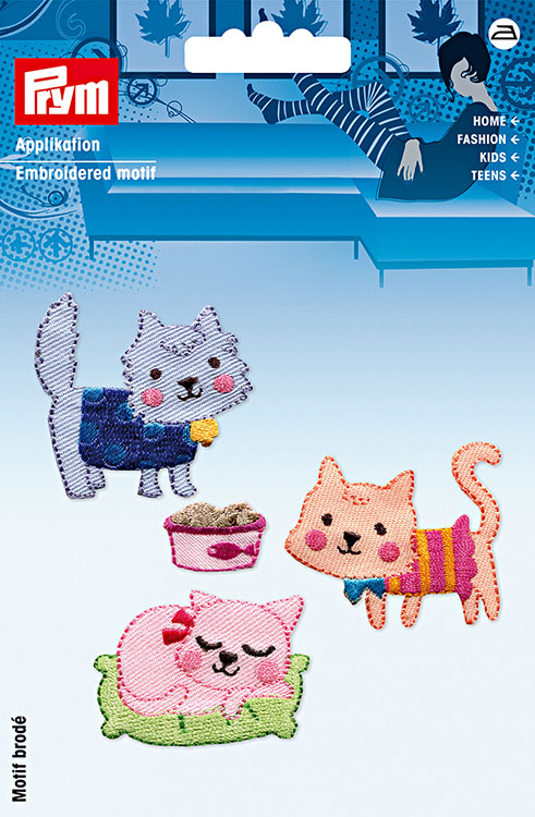 

Термоаппликации "Кошки", 4 штуки
