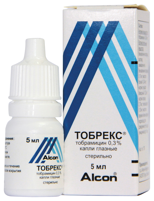 

Тобрекс 2Х капли глазн 0.3% фл 5 мл N1