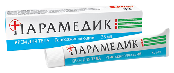 Купить Парамедик Крем для тела ранозаживляющий 35 мл, Аклен, Россия