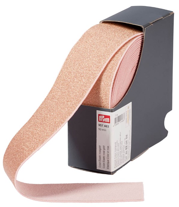 

Эластичная лента Prym "Color", 50 мм x 7 м, цвет: розовое золото, арт. 957463, Розовый