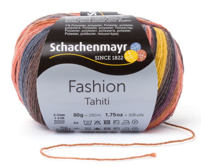 

Пряжа SCHACHENMAYR 9811776 Tahiti 7625 разноцветный, Tahiti