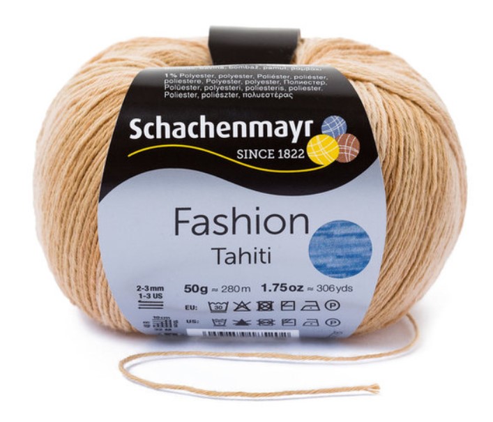 

Пряжа SCHACHENMAYR 9811776 Tahiti 7619 бежевый, Tahiti