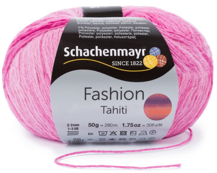 

Пряжа SCHACHENMAYR 9811776 Tahiti 7690 розовый, Tahiti