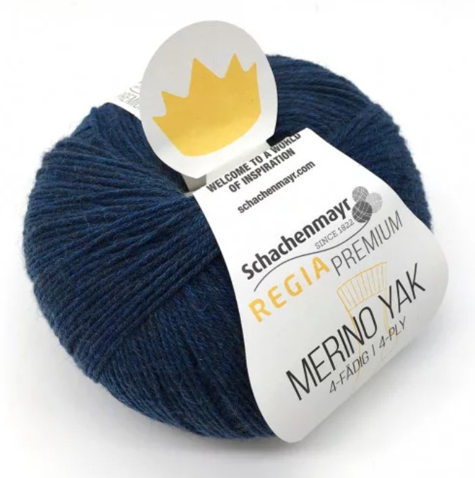 

Пряжа SCHACHENMAYR 9801630 Merino Yak 7515 синий, Merino Yak
