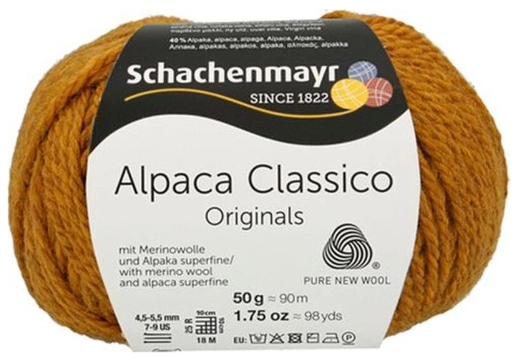 

Пряжа SCHACHENMAYR 9807369 Alpaca Classico золотистый 00022, Alpaca Classico
