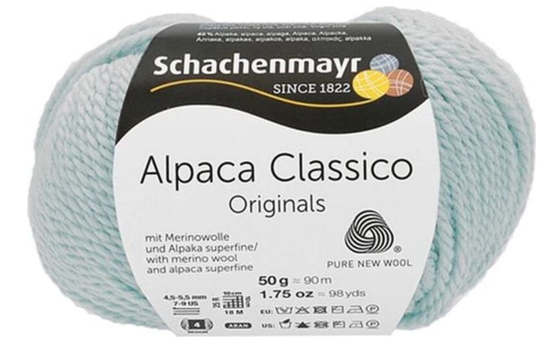 фото Пряжа schachenmayr 9807369 alpaca classico ледяной 00056