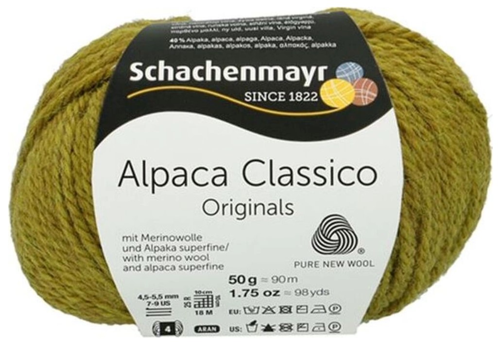 фото Пряжа schachenmayr 9807369 alpaca classico зеленый 00070