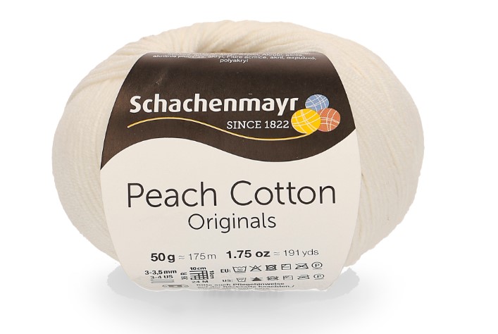 фото Пряжа schachenmayr 9807371 peach cotton 101 бежевый