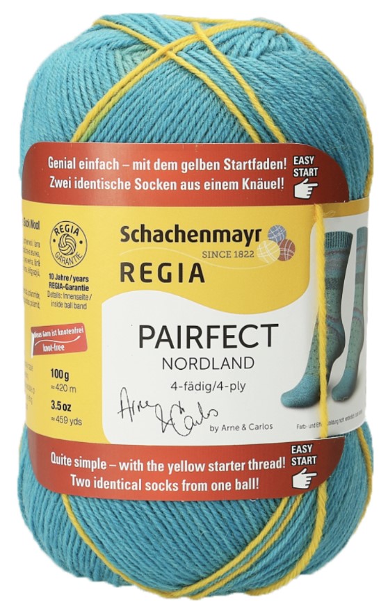 

Пряжа SCHACHENMAYR 9801270 Regia Design Line 6820 голубой, бирюзовый, Regia Design Line