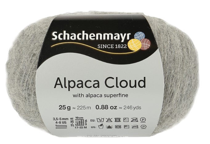 

Пряжа SCHACHENMAYR 9807586 Alpaca Cloud 00055 перо, Alpaca Cloud