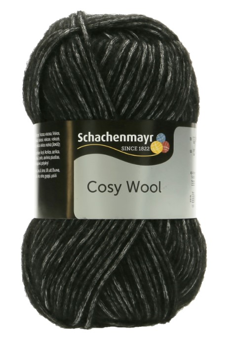 

Пряжа SCHACHENMAYR 9807587 Cosy Wool 00099 черный, Cosy Wool