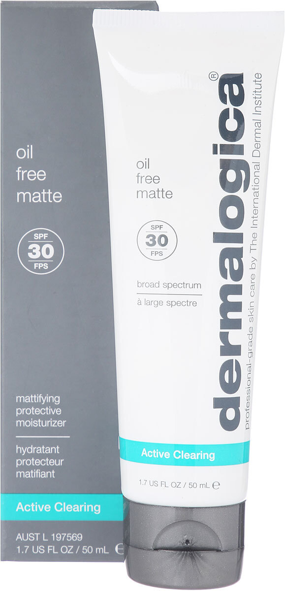 фото Дневной крем для лица dermalogica medibac clearing oil free matte block spf30 50мл