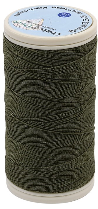 

Нитки швейные "Coats Duet", 100 м, цвет: темно-оливковый, 5 штук, арт. 4645100-08055 (коли