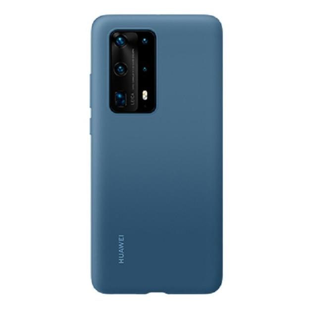 фото Чехол huawei для huawei p40 silicone ink blue