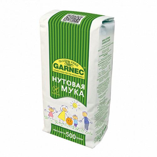 Мука нутовая, без глютена Garnec 500 г