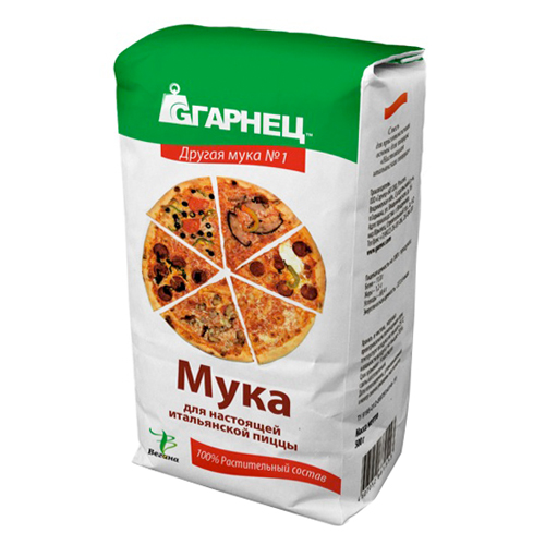 

Мука для пиццы "Настоящая итальянская пицца" Garnec 500 г
