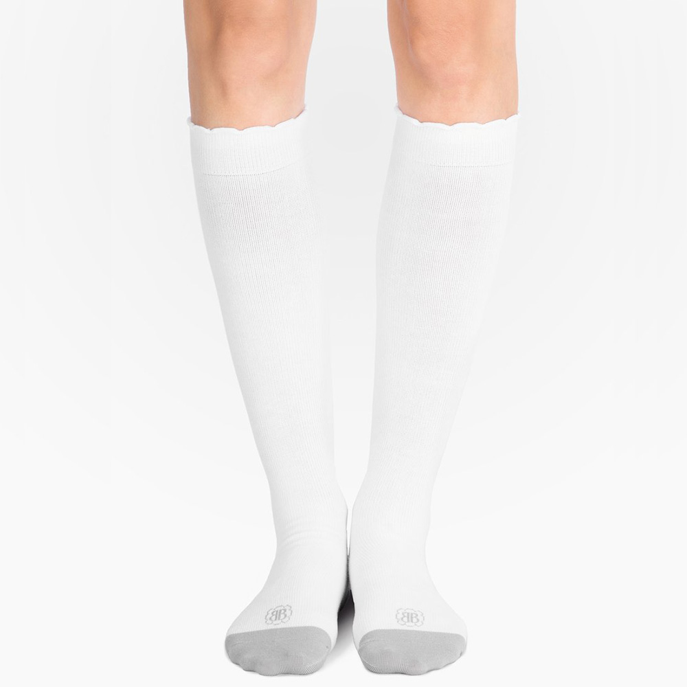 фото Гольфы компрессионные belly bandit compression socks, white, 36-38 ru