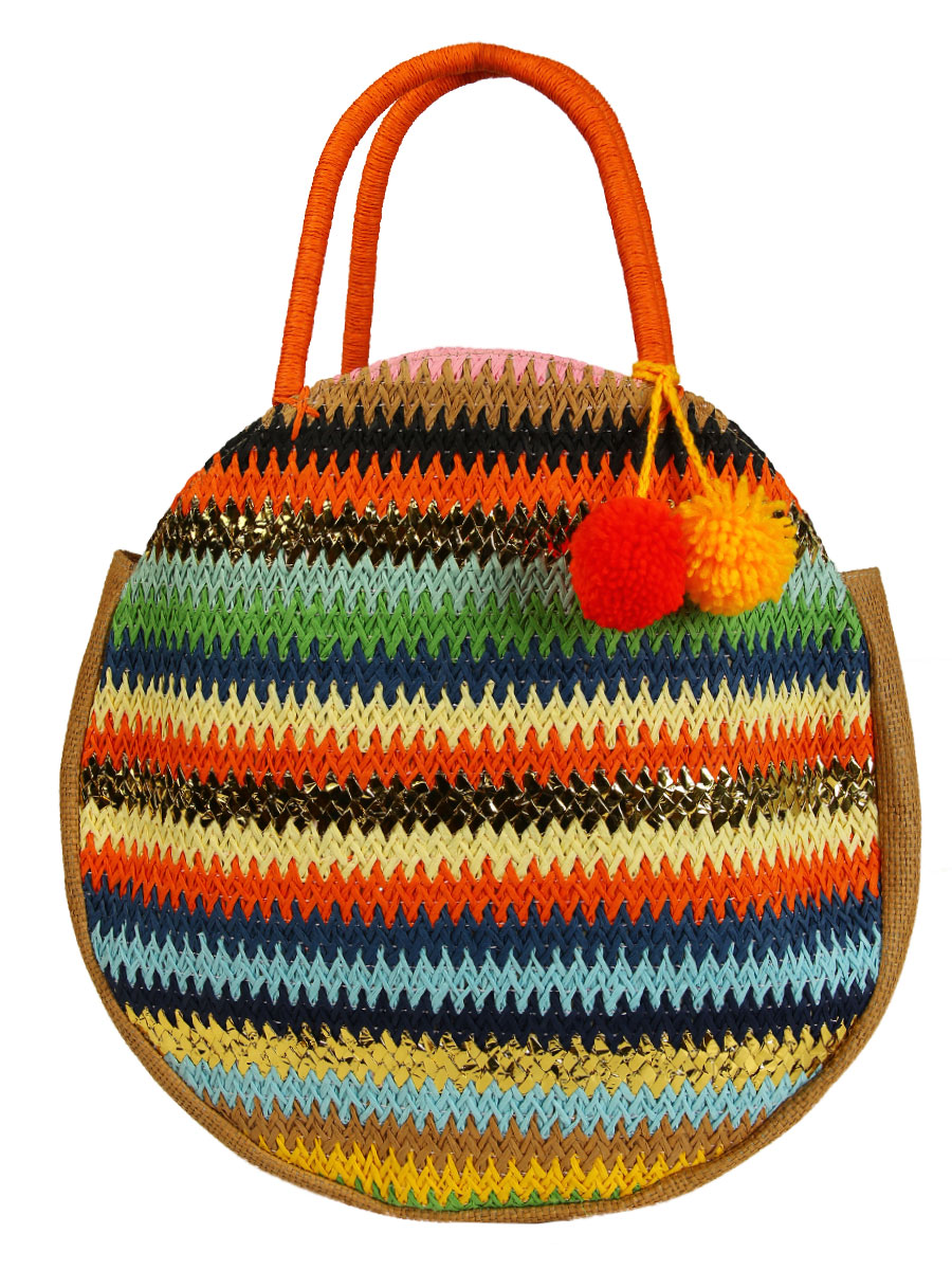 фото Пляжная сумка женская venera 1200610-2 разноцветная