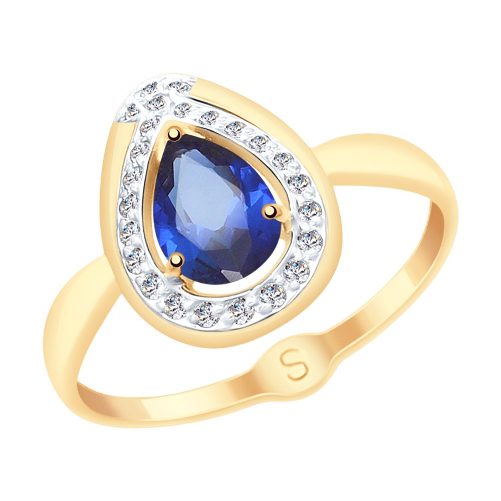 

Кольцо из желтого золота с корундом р. . SOKOLOV 715146, 715146