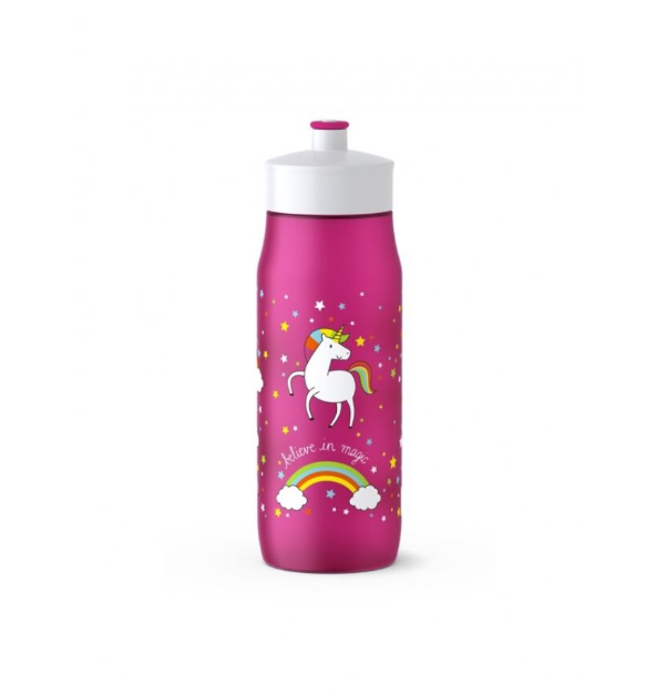 фото Бутылка tefal squeeze unicorn 600 мл pink