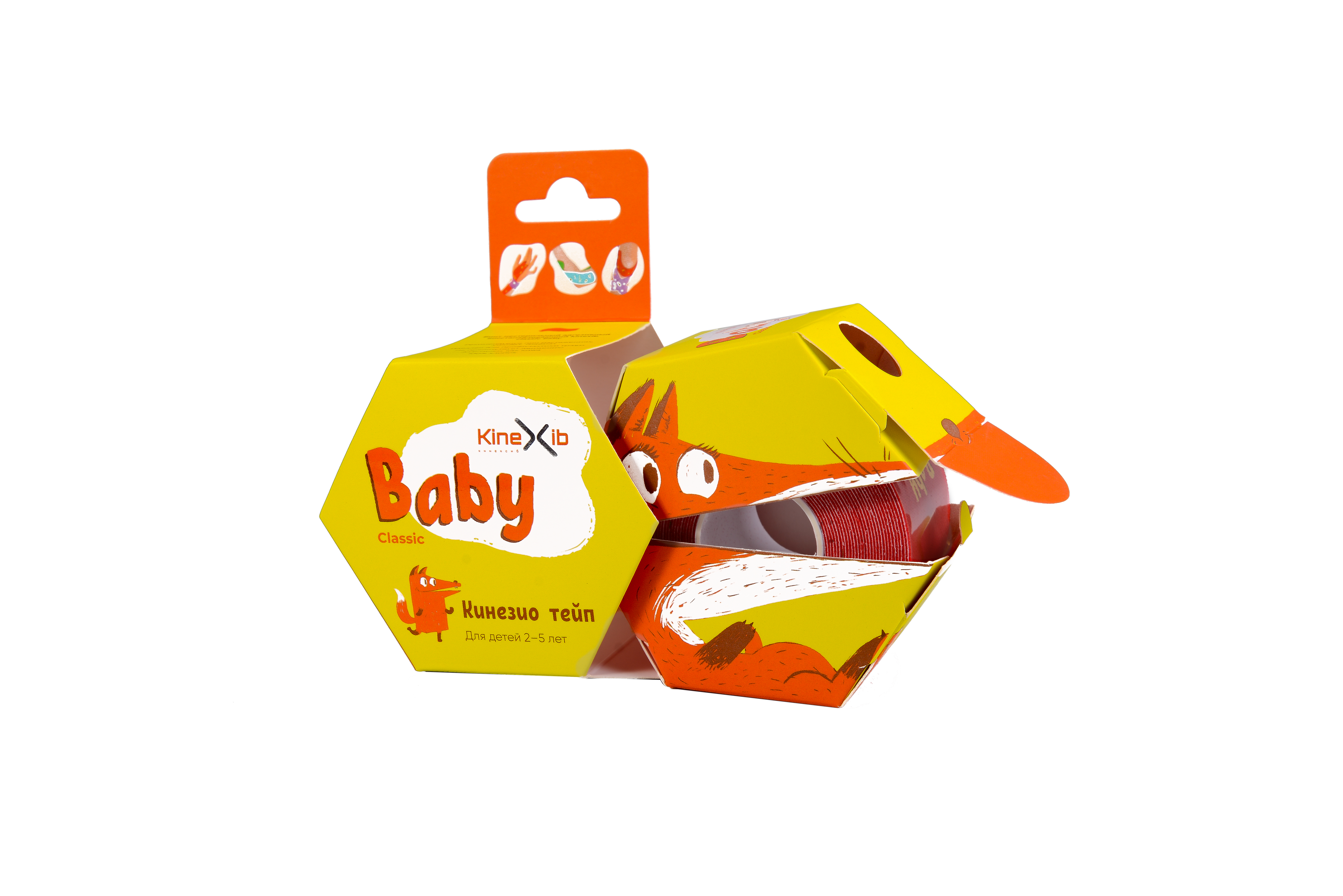 

Кинезиотейп KineXib Classic Baby красный 400 см, Classic Baby
