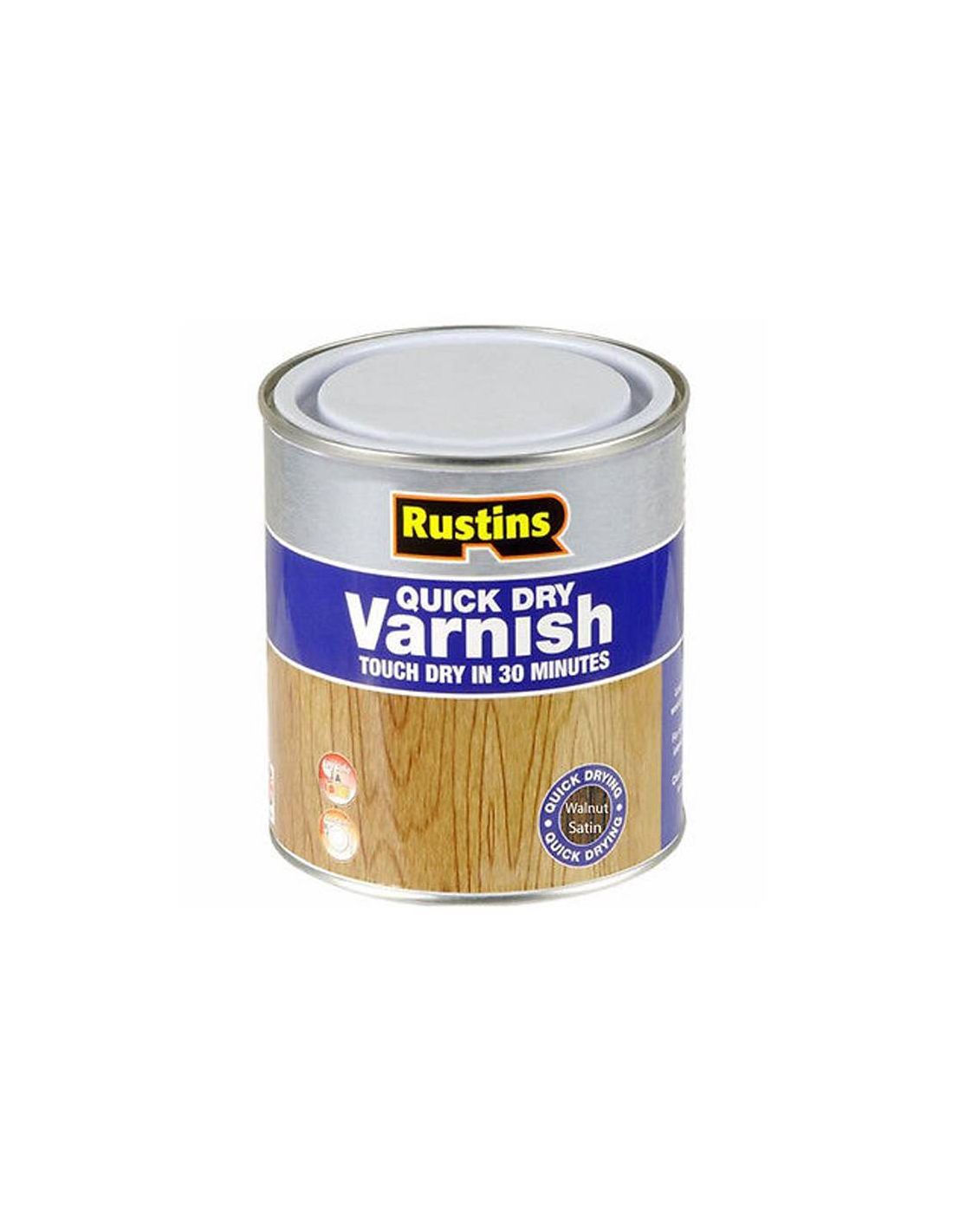 фото Быстросохнущий цветной лак / qd coloured varnish/ орех 500 мл rustins