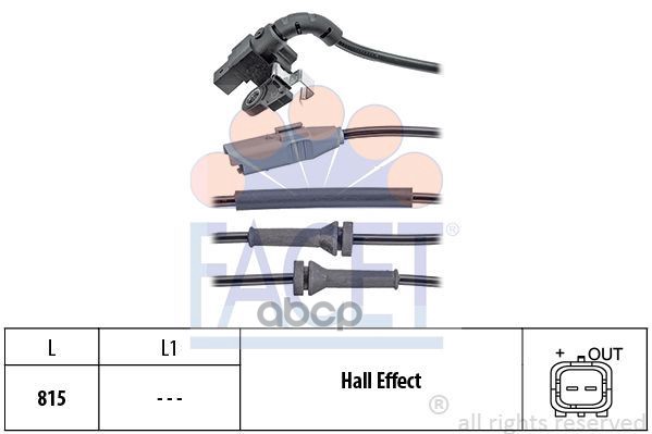 

Датчик Abs Facet 210150