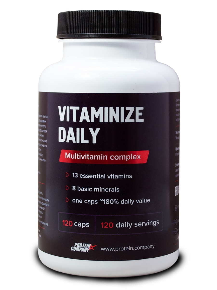 фото Витаминно-минеральный комплекс protein.company vitaminize daily 120 капсул
