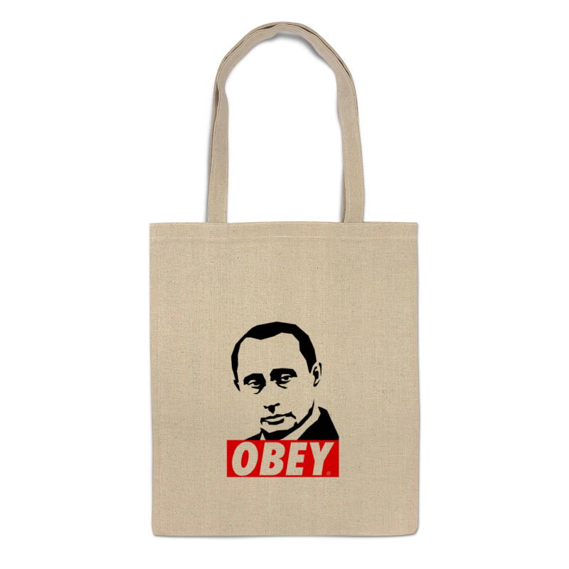 фото Сумка-шоппер printio путин obey