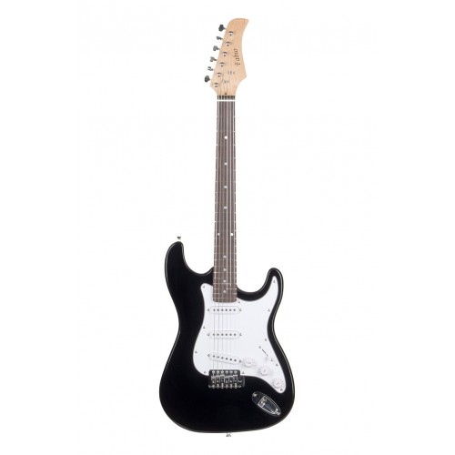 Электрогитара Stratocaster Fabio ST100 BK (S/S/S), черная