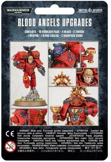 Миниатюры warhammer 40000: Warhammer 40000: Blood Angels Upgrade Pack