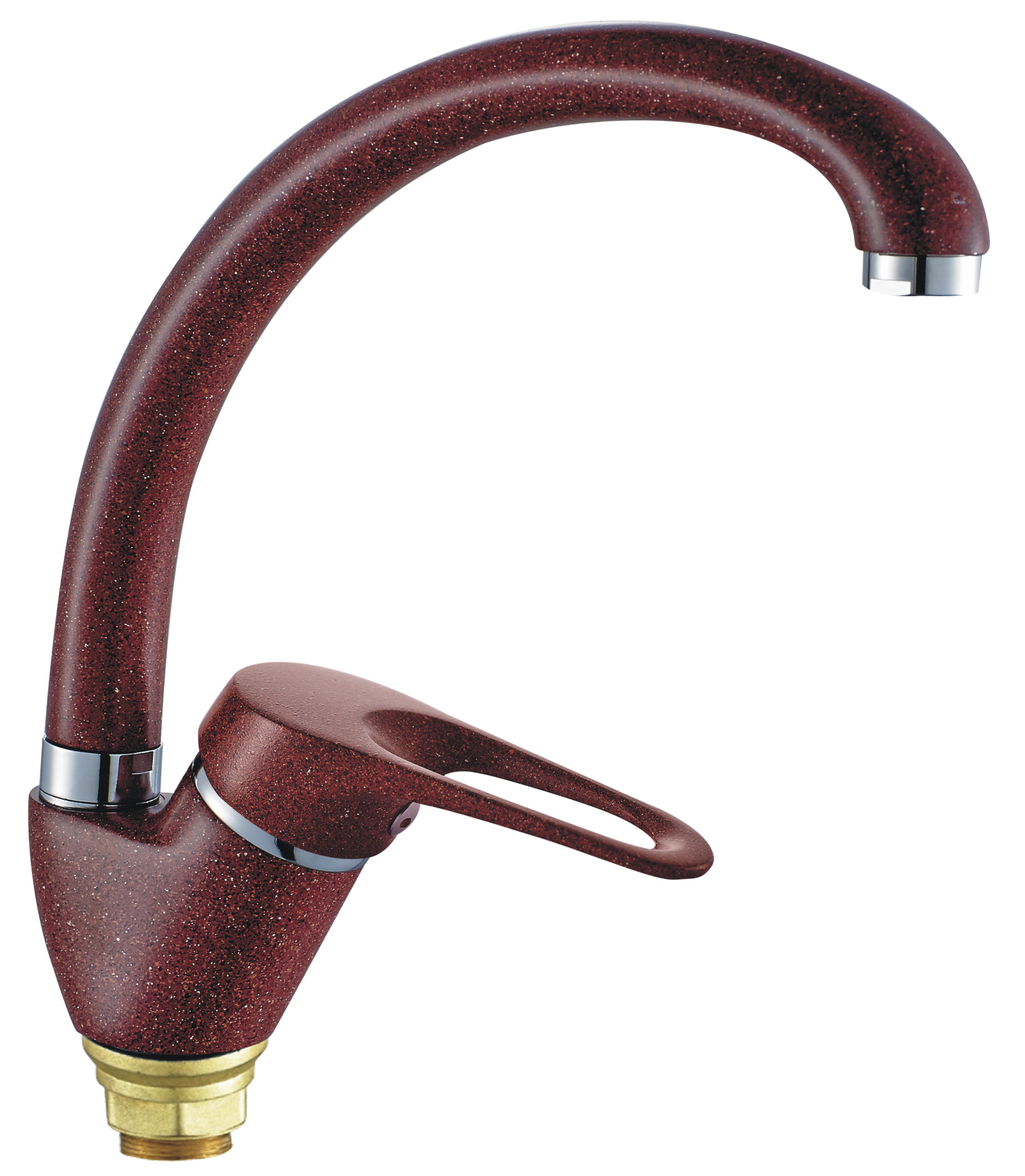 

Смеситель для кухни Haiba HB4113-11 с гайкой, бордовый