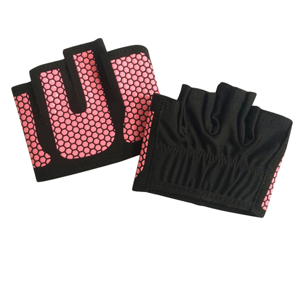 фото Перчатки для фитнеса, укороченные, розовый, размер л, atlanterra at-glv1-02-l