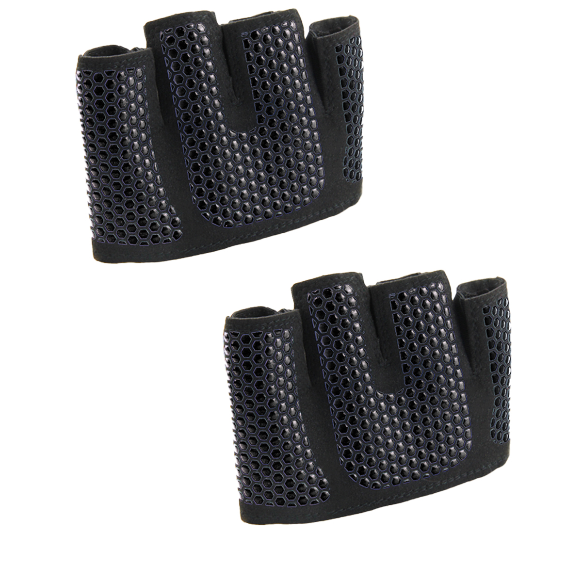 фото Перчатки для фитнеса, укороченные, черный, размер хл, atlanterra at-glv1-05-xl