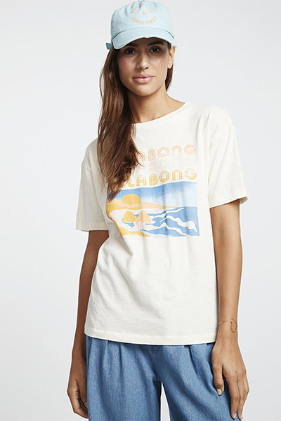 

Футболка женская Billabong Coast белая L INT, Coast