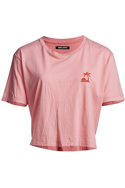 

Футболка женская Billabong So Much Alhoa розовая M