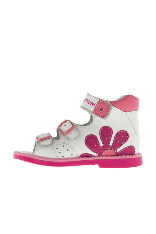 

Сандалии для девочек BOTTILINI SO-090, розовый,белый, размер 25 / 15,5 см, Белый;розовый, SO-090