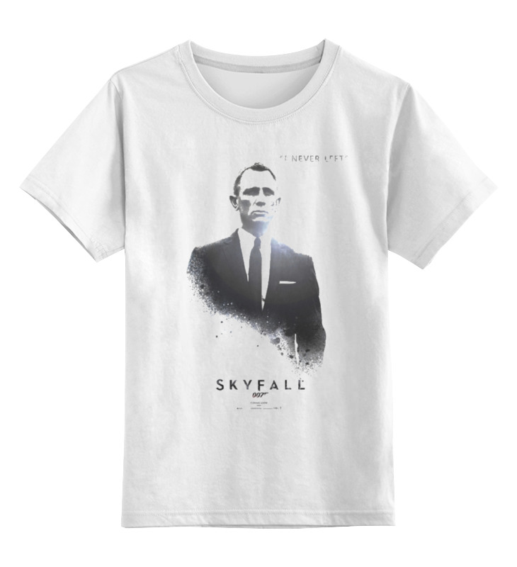 

Детская футболка классическая Printio Skyfall, р. 152, Белый, 0000000655929