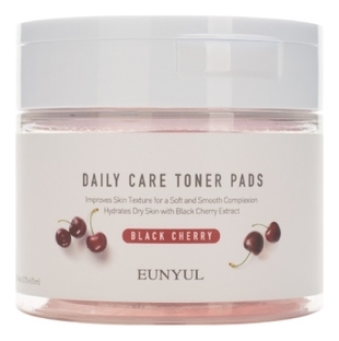 

Подушечки Daily Care Black Cherry Toner Pads Освежающие с Экстрактом Черной Вишни, 70 шт