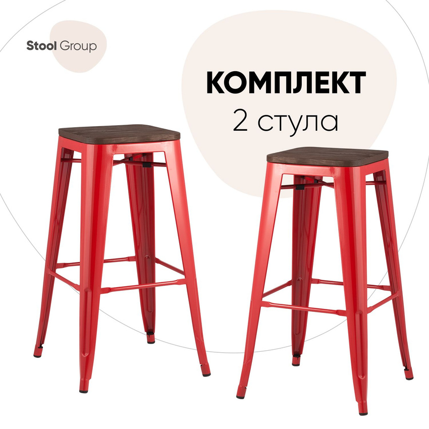 

Барный стул Stool Group барный TOLIX WOOD YD-H765-W LG-03 BOX2, барный TOLIX WOOD