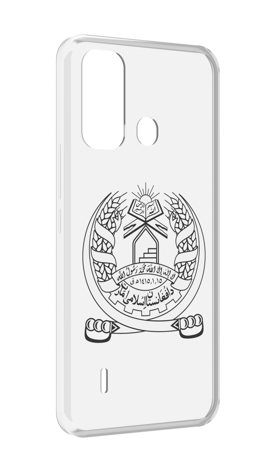 

Чехол MyPads герб-афганистан для ITEL A49 / A58 / A58 Pro, Прозрачный, Tocco