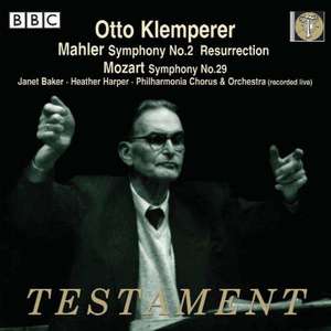 MAHLER Symphony No.2 in C minor, ‘Resurrection’ MOZART Symphony No.29 in A, K.201