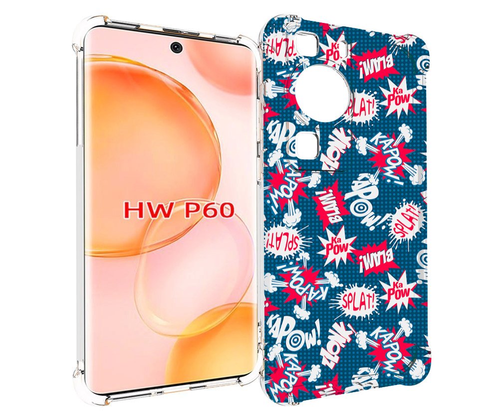 Чехол MyPads взрывной-принт для Huawei P60