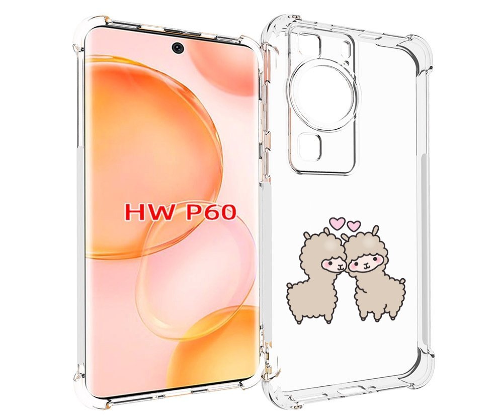 

Чехол MyPads влюбленные-барашки для Huawei P60, Tocco