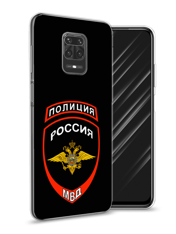 

Чехол Awog на Xiaomi Redmi Note 9S "Полиция шеврон", Разноцветный, 37950-5