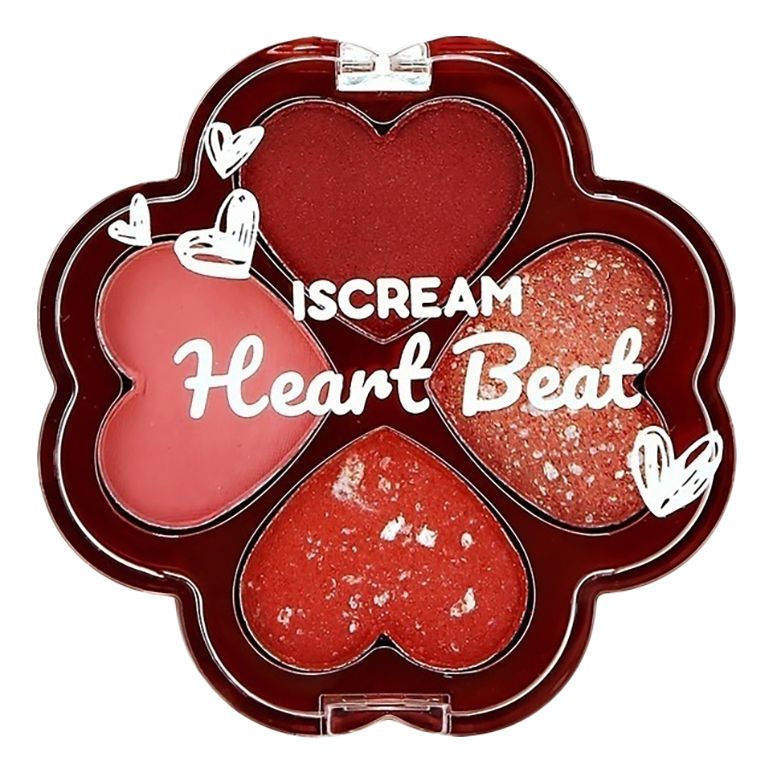 Тени для век Iscream Heart Beat тон 2 1,1 г