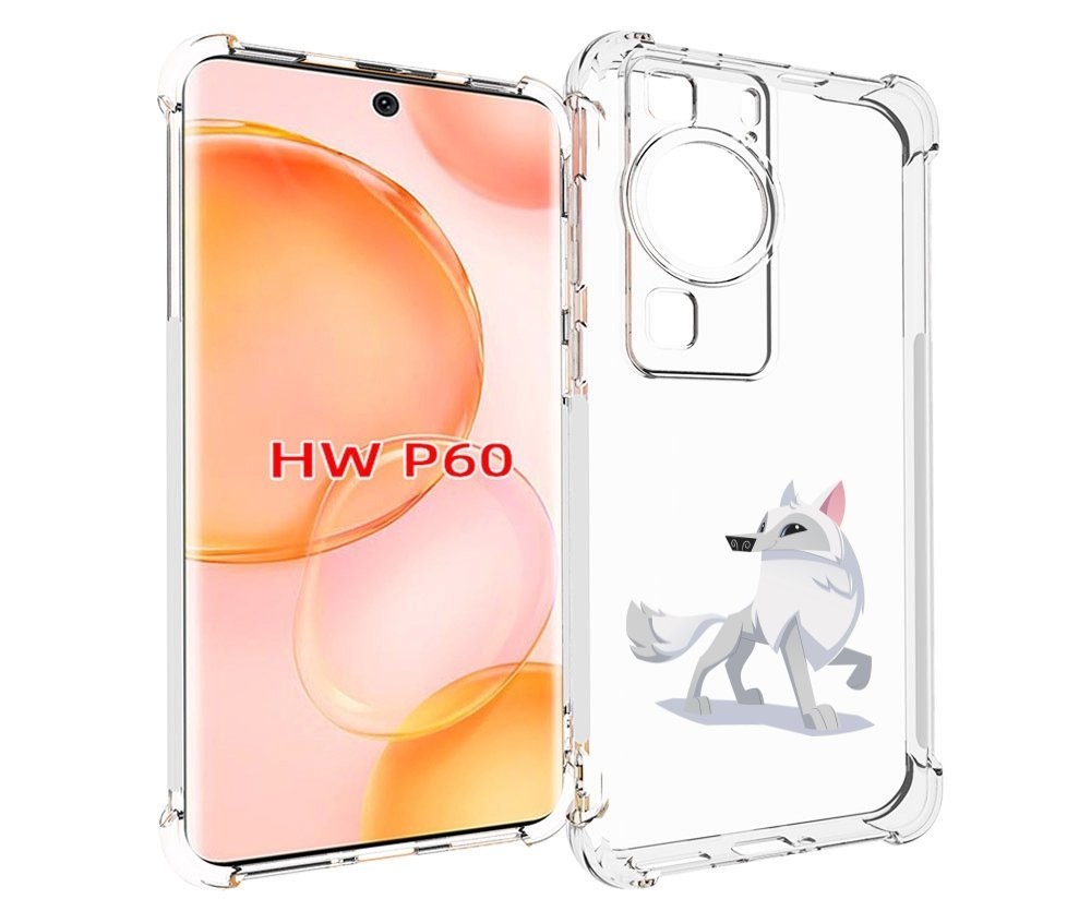 

Чехол MyPads волчок-серый для Huawei P60, Tocco